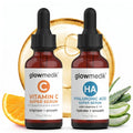 Summer Glow Bundle - Vitamin C and Hyaluronic Acid Serum